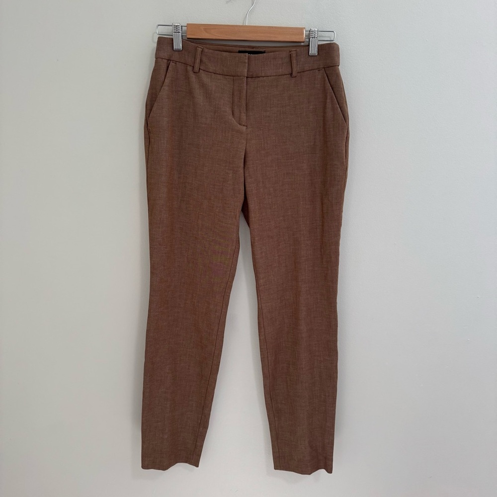 Express Tan Columnist Ankle Pants Tall